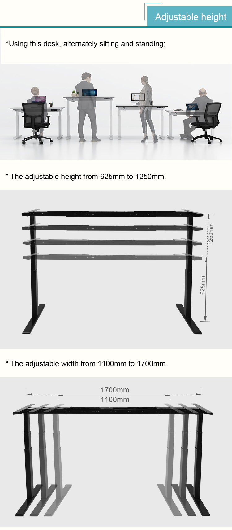 custom standing desk